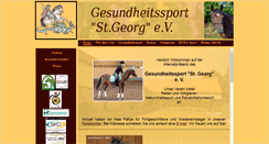 Desktop Screenshot of gesundheitssport-stgeorg.de