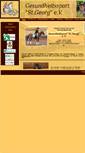 Mobile Screenshot of gesundheitssport-stgeorg.de